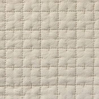 Amazon｜無印良品 洗いざらしの綿キルティングラグ ライト